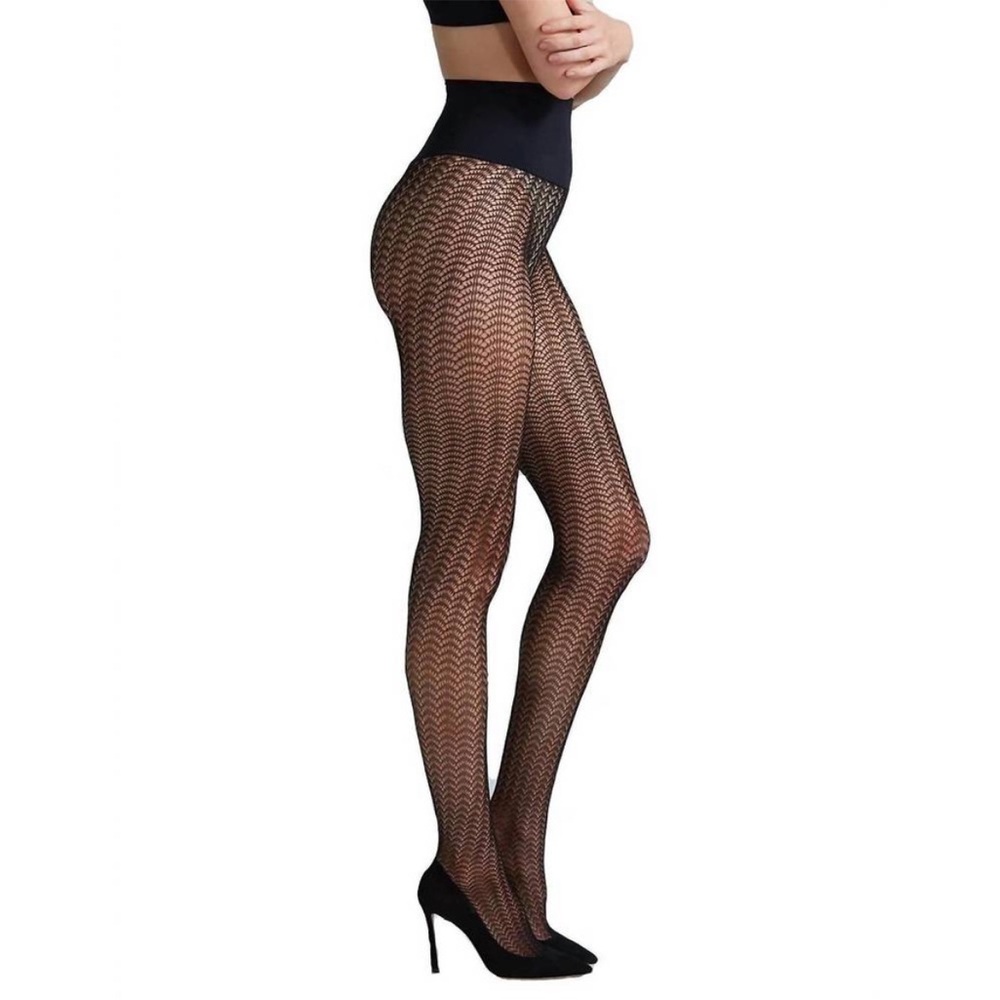 Commando The Scalloped Net Tight in Black SZ L NWT